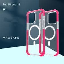 Elehold Magsafe Clear Case for iPhone 14 Pro 6.1 inch with Magnetic Charging Wireless Anti-Scratch Shockproof Clear Four Corner Cushion Durable Anti-Dropping Case, Blue - Walmart Business Supplies