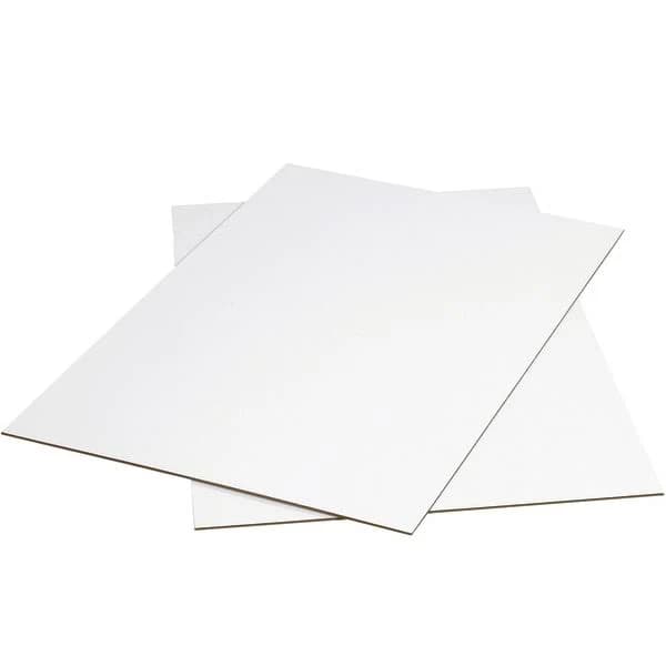 30 x 40" White Corrugated Sheets