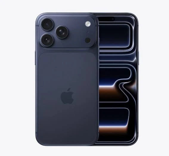 Apple Smartphone Triple Rear Camera System Bar Style Dark Blue Modern