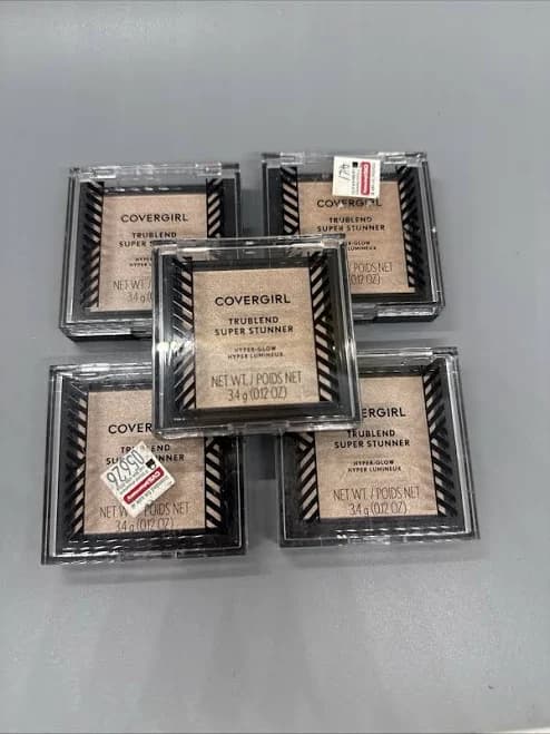 5 Pack Covergirl Trublend Super Stunner Hyper-glow Pressed Powder
