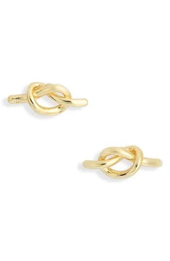 NORDSTROM RACK Demi Fine Knot Stud Earrings in Gold at Nordstrom Rack