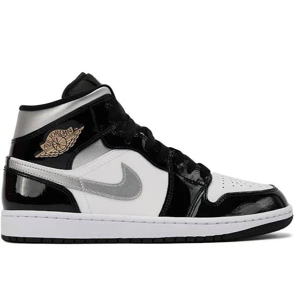 Jordan - Jordan 1 Mid SE sneakers - men - Rubber/Fabric/Calf Leather - 11.5 - White