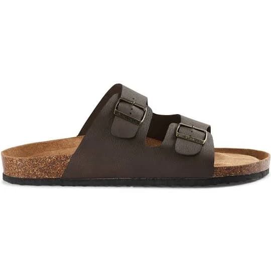 Nautica Men's Big & Tall Cork Buckle Slip-On Sandals
