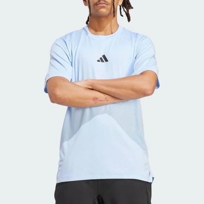 adidas Men's Power 3-Stripes Workout Tee