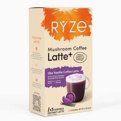 Ryze Ube Mushroom Instant Coffee 5CT