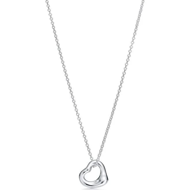 Elsa Peretti Open Heart Silver Pendant