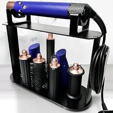 Innoco Carbon Steel Dyson Airwrap Holder - Convenient Dyson Airwrap Organizer & Stand with Cord Management, Fits 8 Attachments, Anti-Slip Design with Soft Silicon Protection Pad & Rubber Feet: Buy Online at