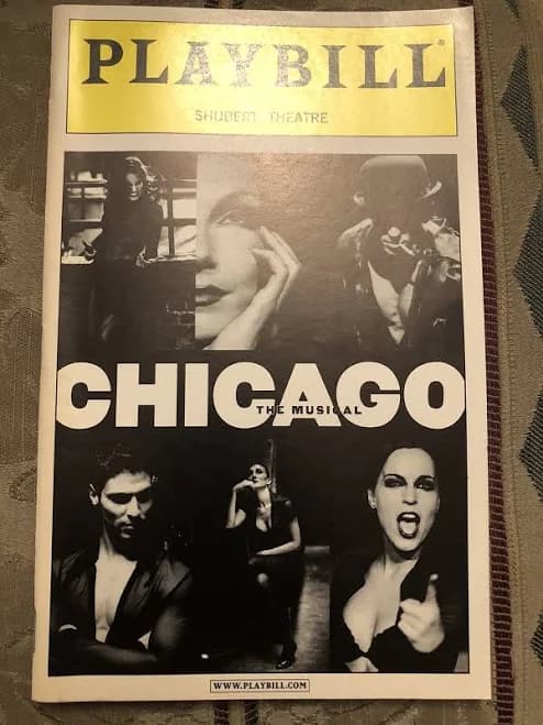 Playbill Chicago - The Musical - George Hamilton January 2002