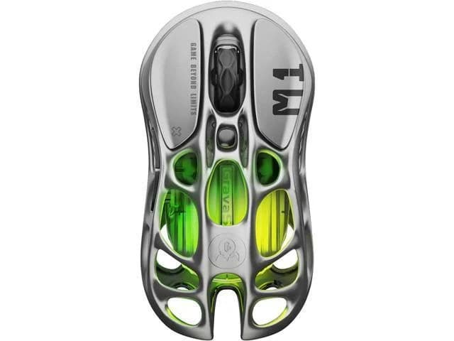 GravaStar Mercury M1 Pro Wireless Gaming Mouse 26,000 DPI PAW3395DM Sensor Lightweight Magnesium Alloy Tri-Mode (Wired/2.4GHz/Bluetooth) 4K Pollin
