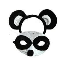 Panda Mask and Headband Set