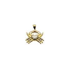 Two-Tone Crab Pendant (14K) – Popular J