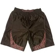 Champs Sports Men's 2XL Black Mesh Basketball Shorts Red Trim Drawstring Y2K