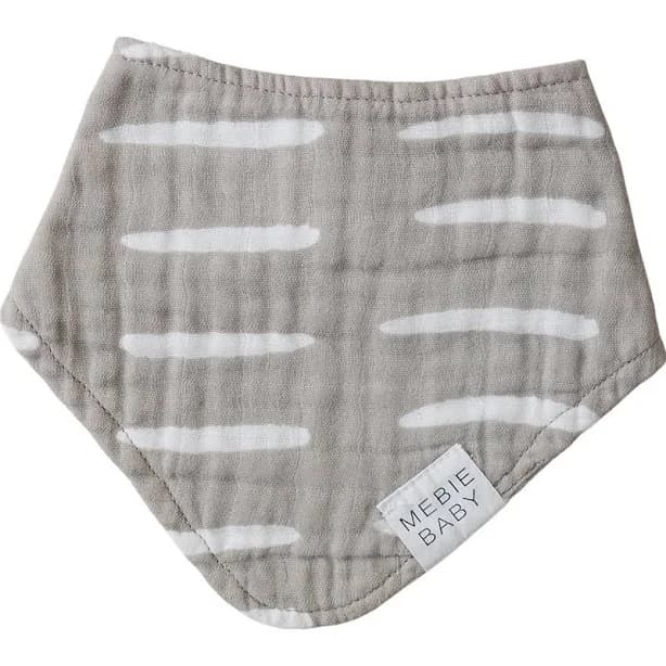 Mebie Baby Grey Dash Bib