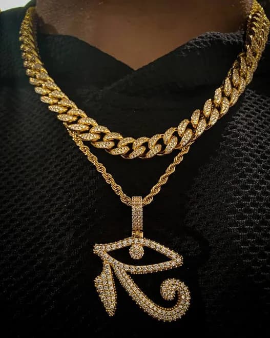 ancient aura jewelry Iced Out Heru Bundle