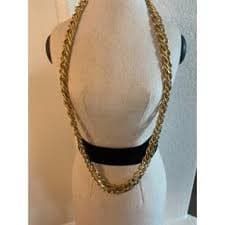 UNISEX GOLDTONE LINK CHAIN NECKLACE-4054 | Mercari