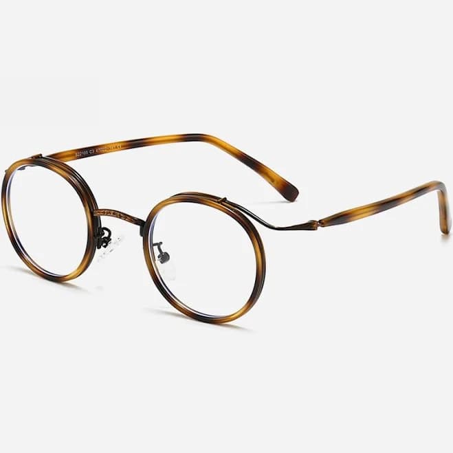 Jeffrey Vintage Round Frame Eyeglasses