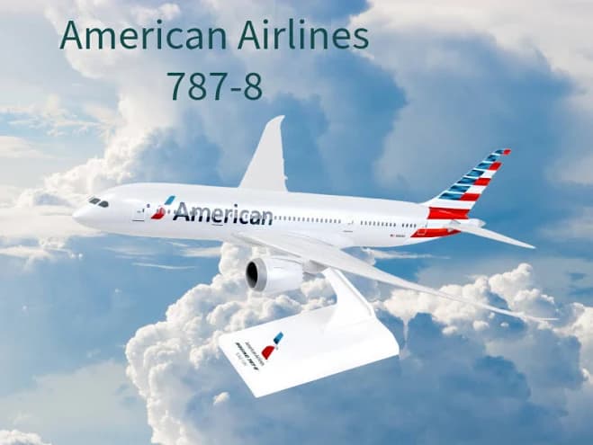 American Airlines 787-8 1/200 Scale Model Airplane