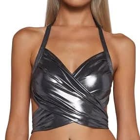 Club Exx Techno Envy Wrap Top