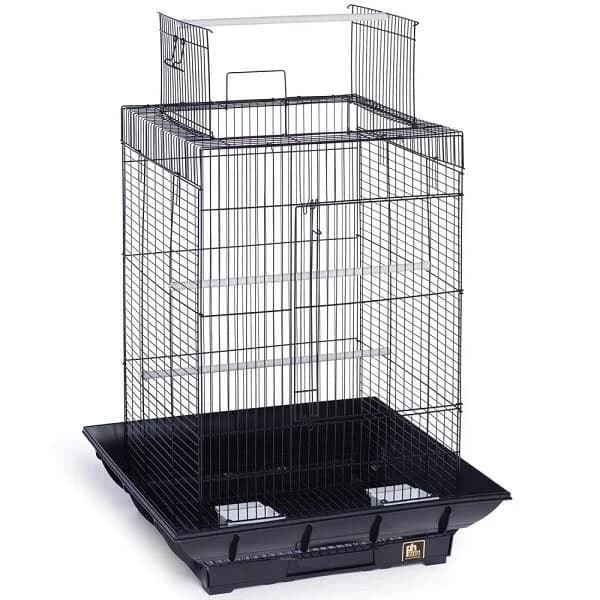 Clean Life Play Top Bird Cage - White