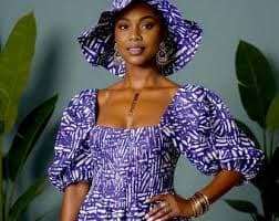 Wrap Maxi Dress / African Ankara Print Cotton Women Long Maxi Dress With Head Wrap Scarf - Etsy