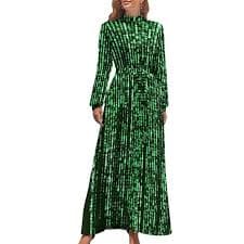 The matrix code owns you Long Dress prom dresses sexy dress - Walmart.com