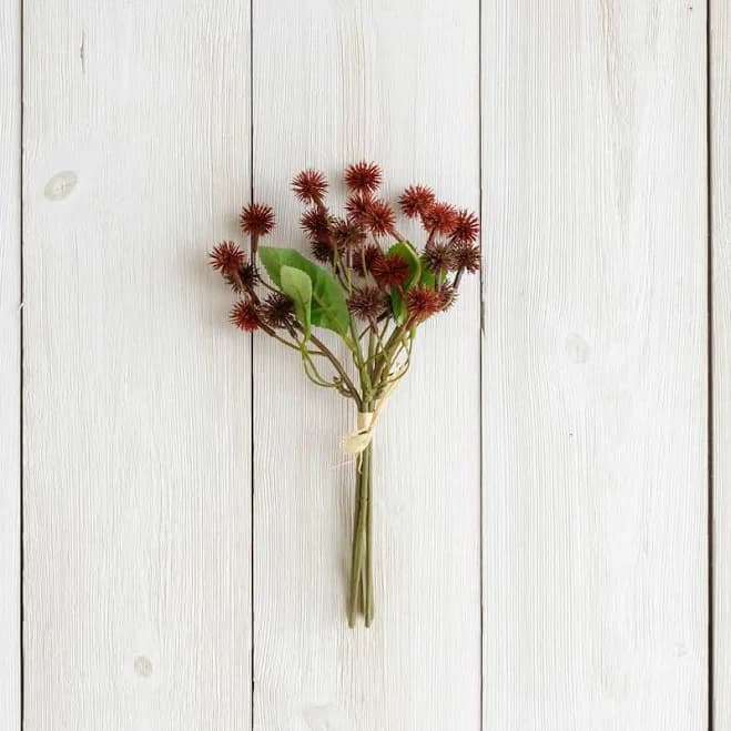 Burgundy Mini Thistle Bundle
