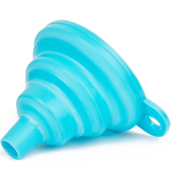 Bead Landing Teal Collapsible Silicone Funnel