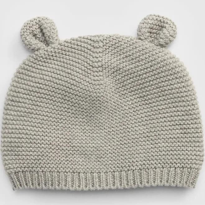 Baby Brannan Bear Beanie by Gap Gray Size 0-3 M