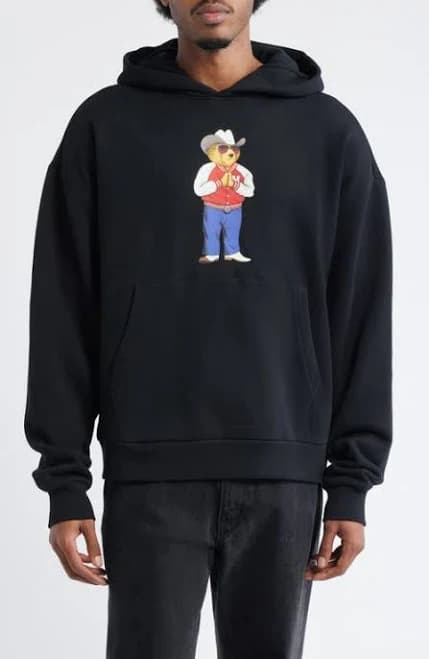 MARKET Hee-Haw Bear Graphic Hoodie