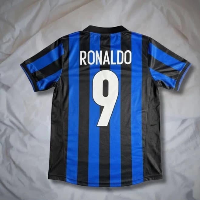Inter Milan Ronaldo #9 Home Jersey