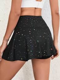 Gameset SHEIN Sport Seamless Star Print Sports Skorttennis Skirt | SHEIN USA