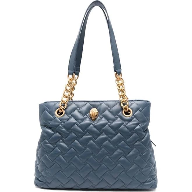 Kurt Geiger Quilted Kensington Tote Bag with Chain Strap