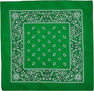 Bandana Single Pack & Double Pack Cotton for Men and Women 22 Inch