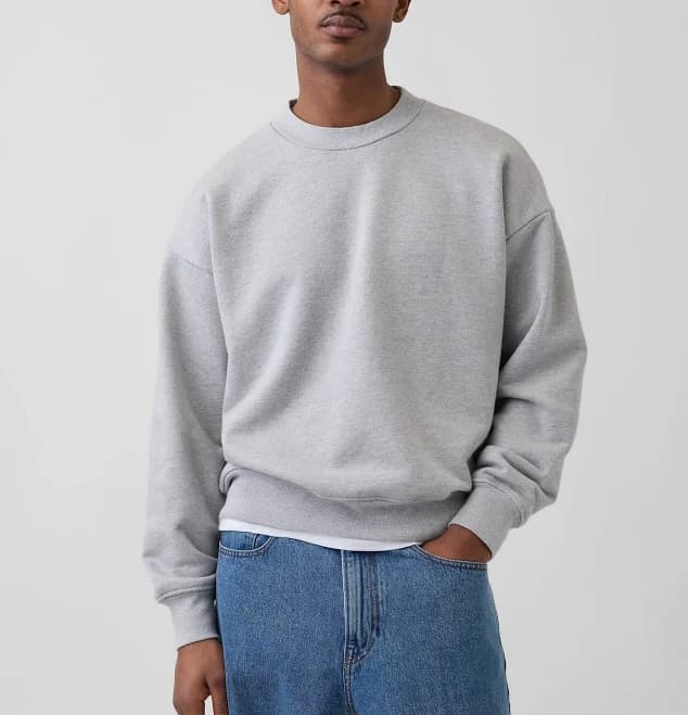 Gap Men's Extra Heavyweight French Terry Sweatshirt