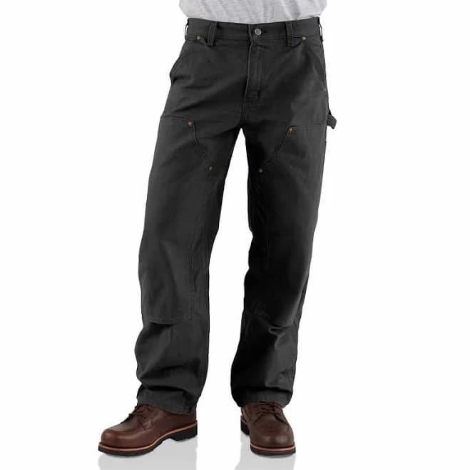 Carhartt Men's Washed Duck Double Front Work Dungaree