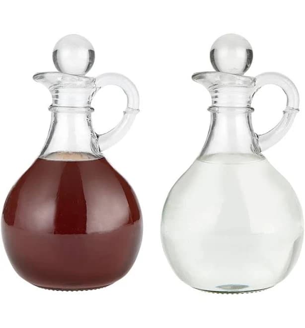 Sudbury Brass Glass Cruet Set YD087