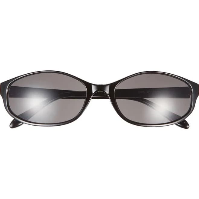 BP. Oval Wrap Sunglasses in Black at Nordstrom
