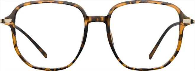 Fytoo Square Tortoiseshell TR90 Full Rim Eyeglasses