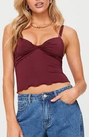 Princess Polly Greyer Twist Front Camisole | Nordstrom