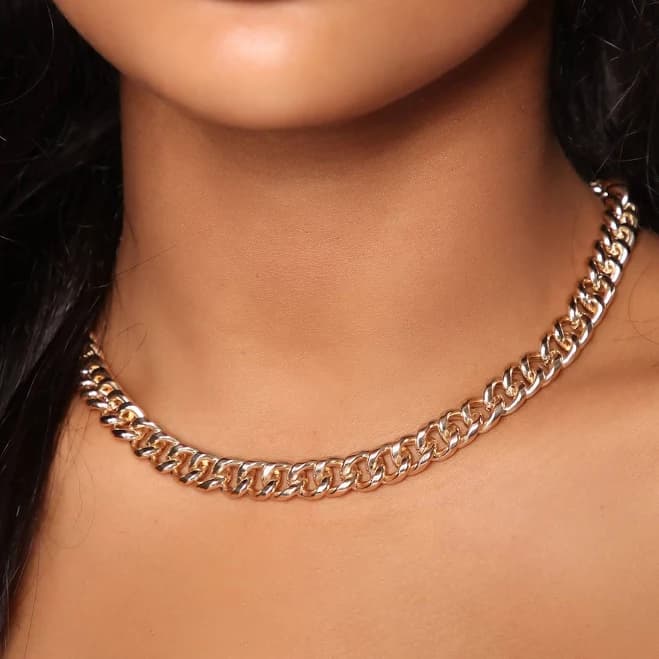 Fashion Nova Gabriella Cuban Link Necklace
