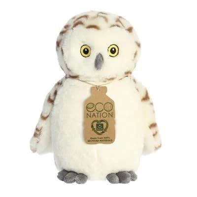 Aurora Eco Nation Snowy Owl Stuffed Animal