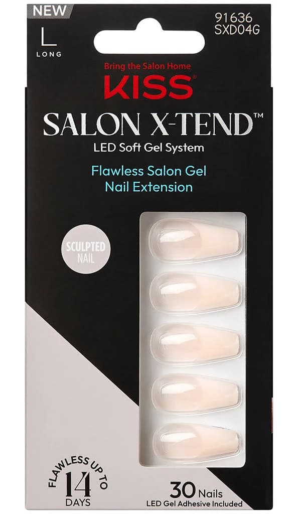 KISS Salon X-tend LED Soft Gel System Nail Kit