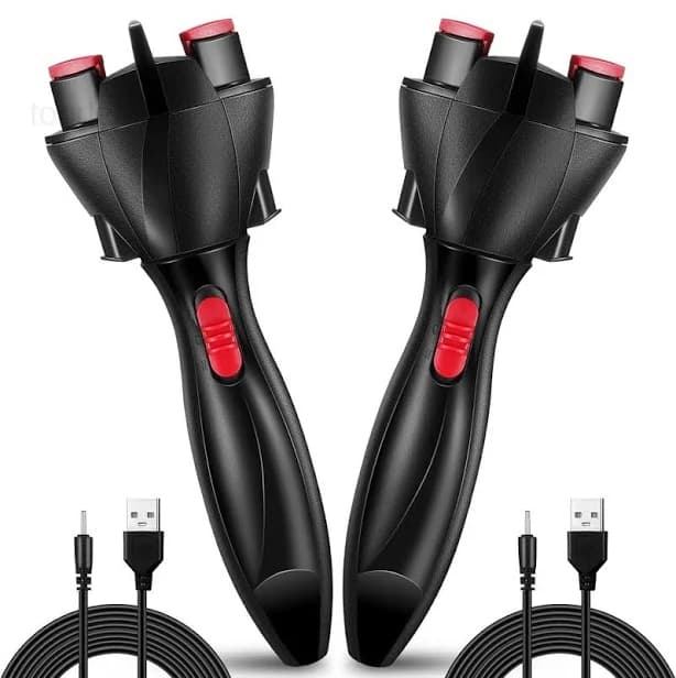 2 Pcs Automatic Hair Braider Electric Machine Diy Styling Usb Model