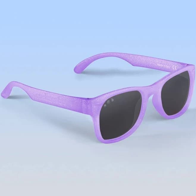 Punky Brewster Baby Sunglasses with Lavender Glitter Frame