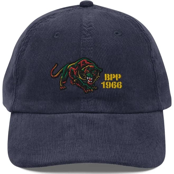 Vintage Corduroy Embroidered Cap