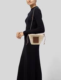 Loewe Raffia Basket Mini 2023 - Neutrals Bucket Bags, Handbags - LOW84556 | The RealReal