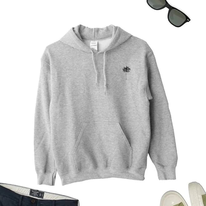 Palm Tree Icon Hoodie