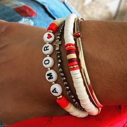 Personalized Letter Bead Bracelet