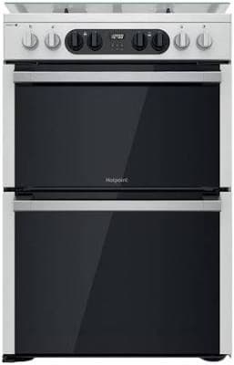 Hotpoint Double Dual Fuel Cooker HDM67G8C2CX/UK