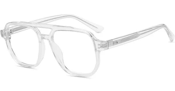 Firmoo Clear Aviator Prescription Glasses Frame AC55846
